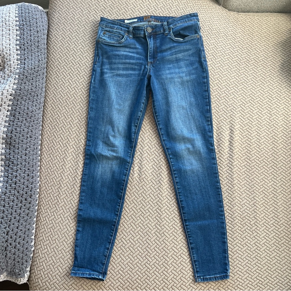 KUT FROM THE KLOTH Jeans Women’s 10 Blue VIV Toothpick Skinny Denim